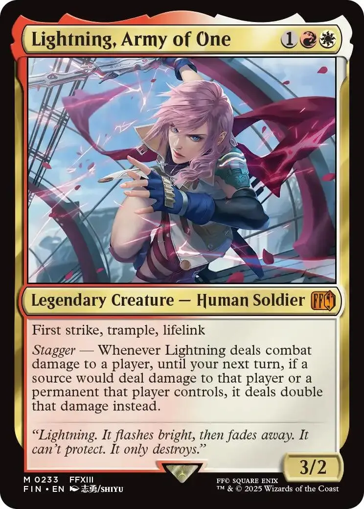 Lightning, Army Of One (233) (Fin) 1