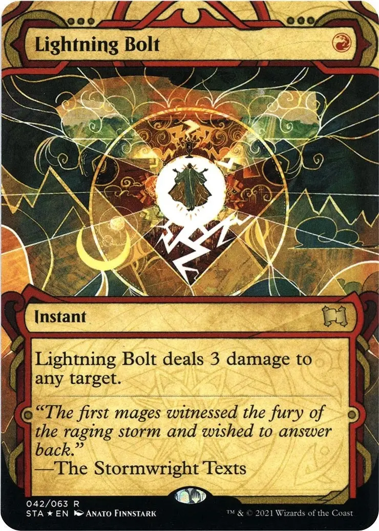 Lightning Bolt (Foil Etched) (42) (Sta) 1