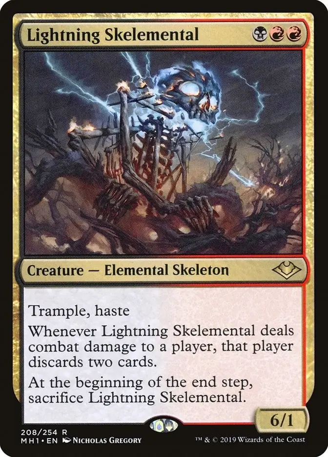 Lightning Skelemental (208) (Mh1) 1