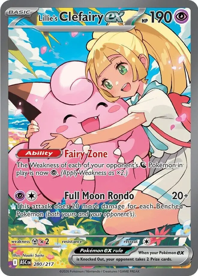 Lillie's Clefairy Ex (280/217) (Asc) 1