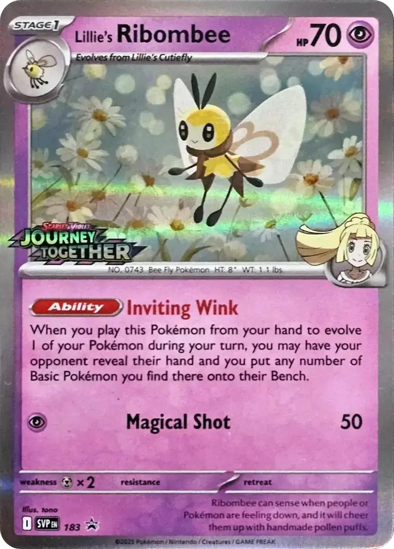 Lillie's Ribombee - 183 (Prerelease) (183) (Svp) 1