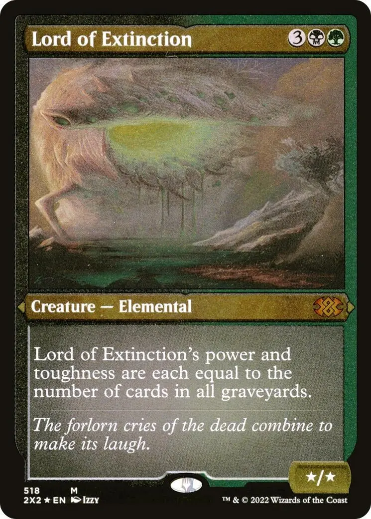 Lord Of Extinction (Foil Etched) (518) (2X2) 1