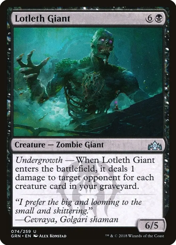Lotleth Giant (74) (Grn) 1