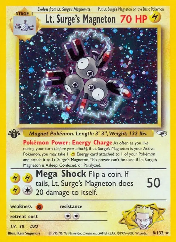 Lt. Surge's Magneton (008/132) (G1) 1