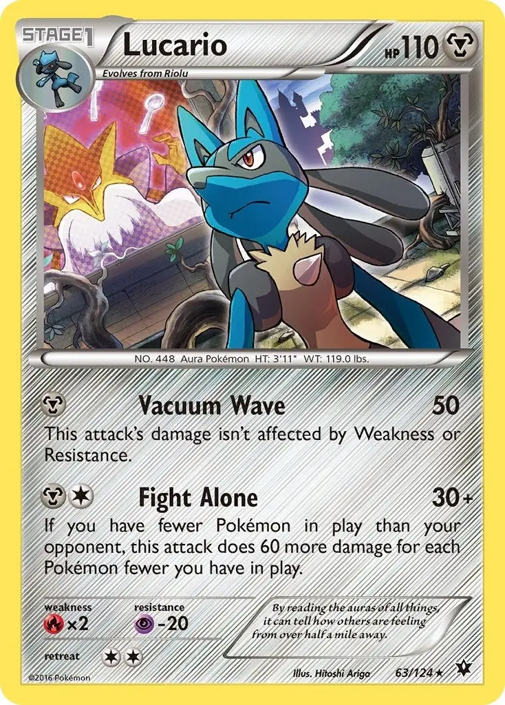 Lucario - 63/124 (Cosmos Holo) (063/124) (Mcap) 1