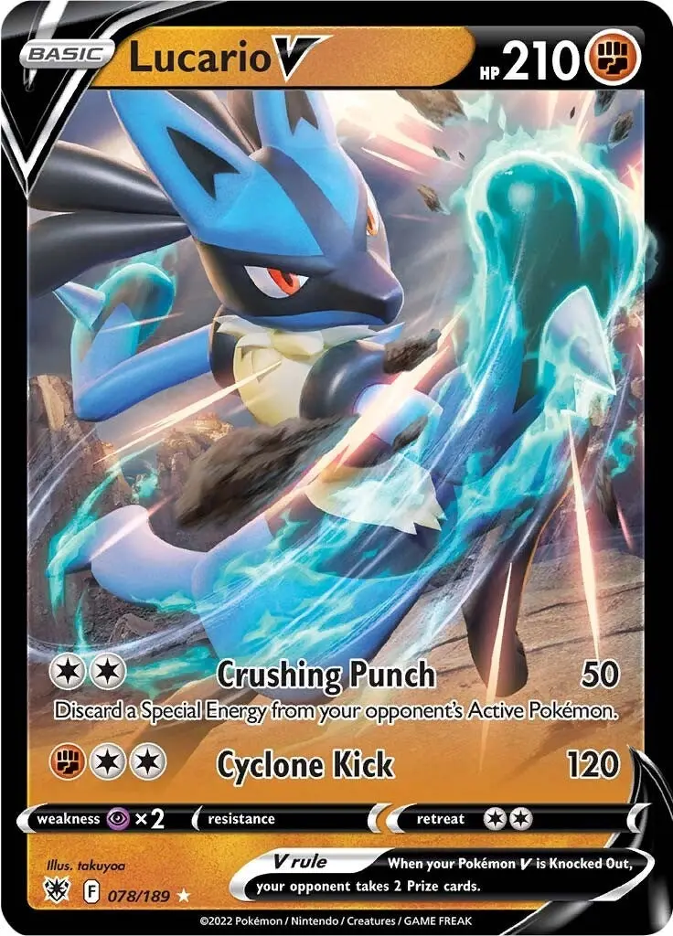 Lucario V (078/189) (Swsh10) 1