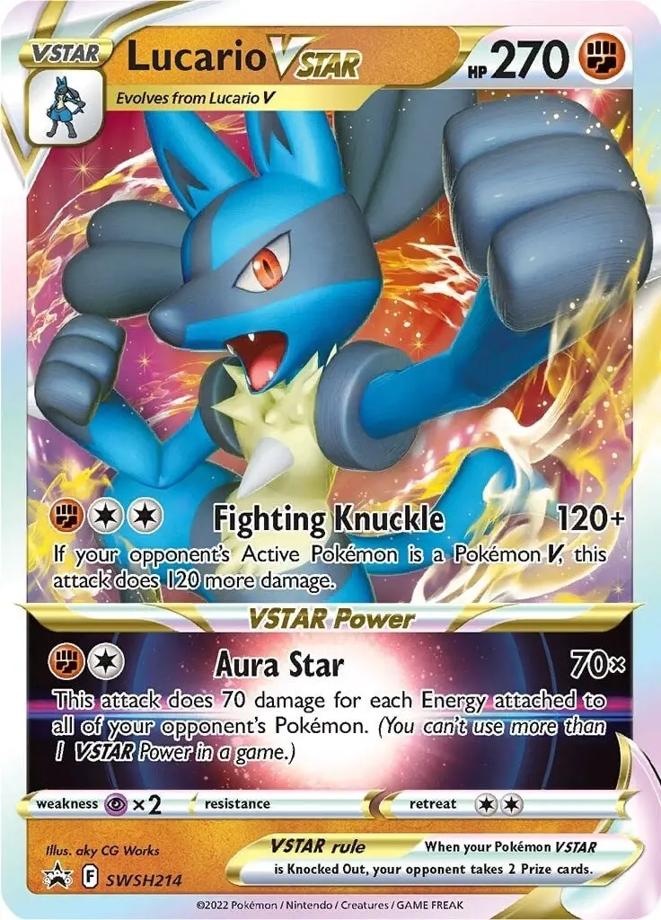 Lucario Vstar - Swsh214 (Swsh214) (Swsd) 1