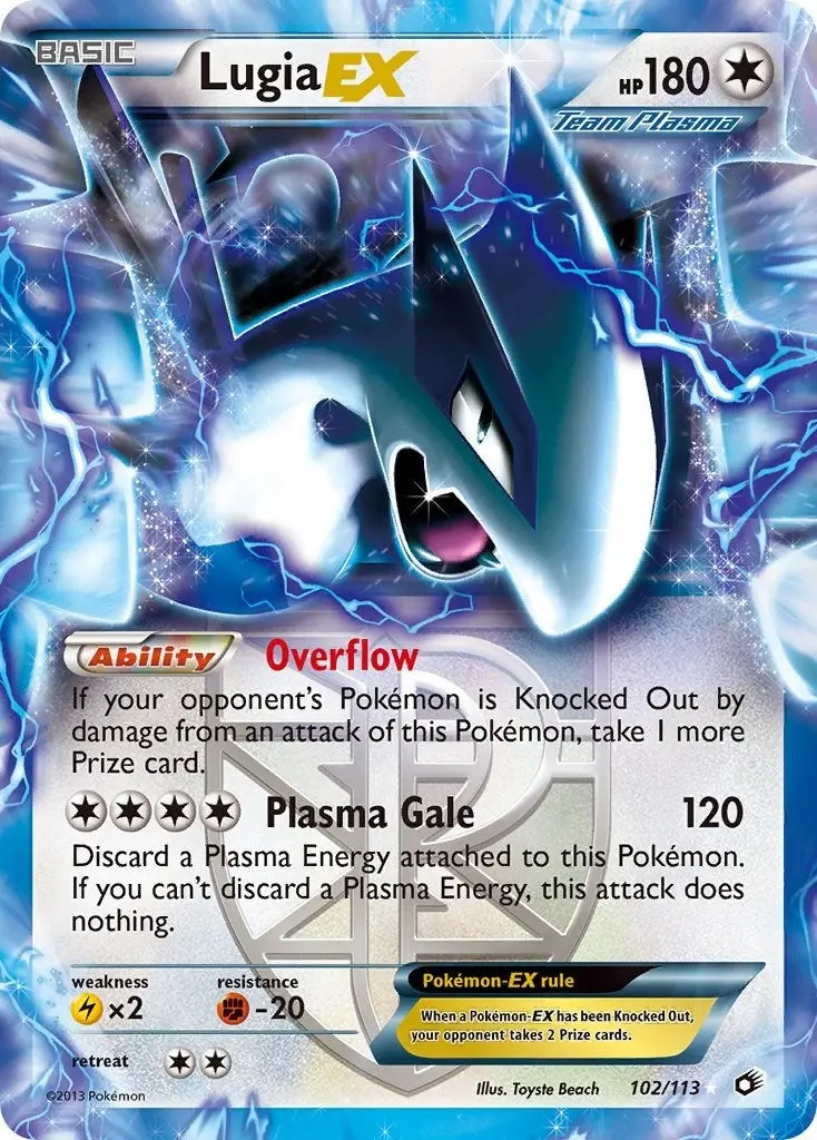 Lugia Ex (Team Plasma) (102/113) (Ltr) 1
