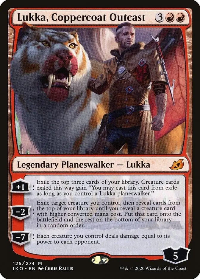 Lukka, Coppercoat Outcast (125) (Iko) 1