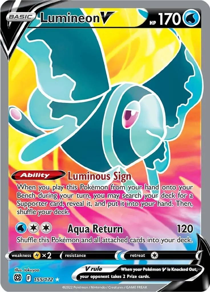 Lumineon V (Full Art) (155/172) (Swsh09) 1