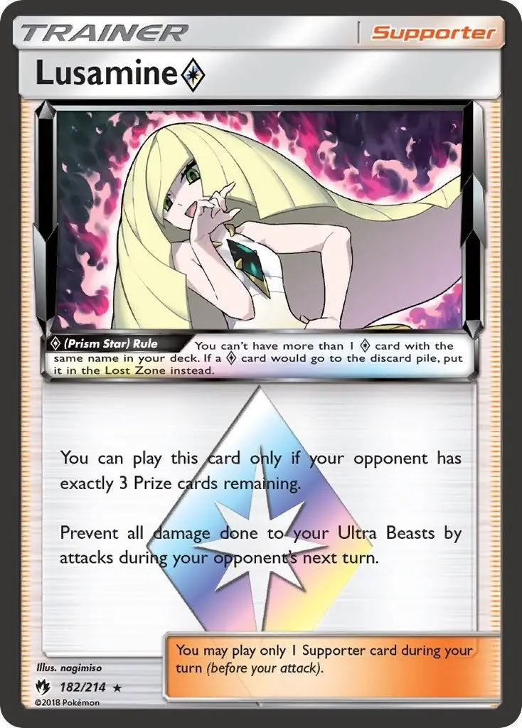 Lusamine Prism Star (182/214) (Sm8) 1