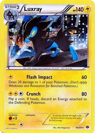 Luxray - 46/99 (Cracked Ice Holo) (046/099) (Ble) 1