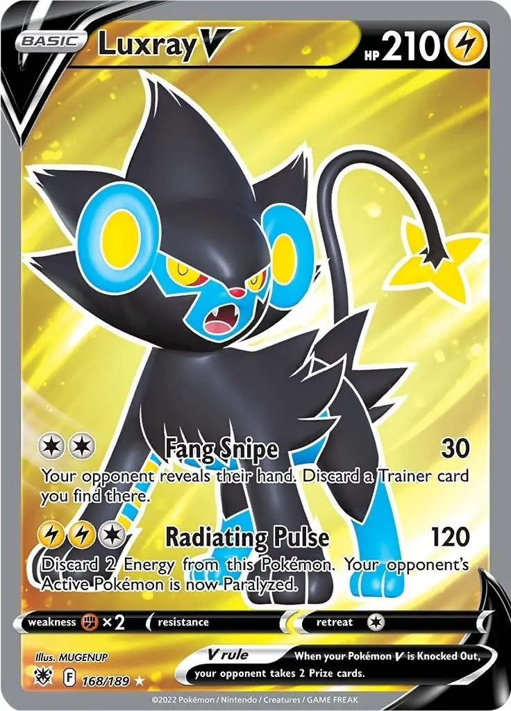 Luxray V (Full Art) (168/189) (Swsh10) 1