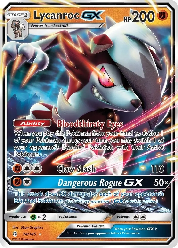 Lycanroc Gx (74/145) (Sm02) 1