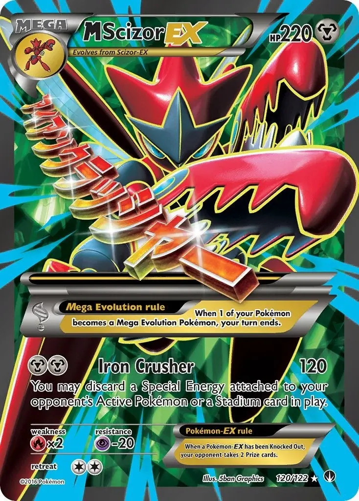 M Scizor Ex (Full Art) (120/122) (Bkp) 1