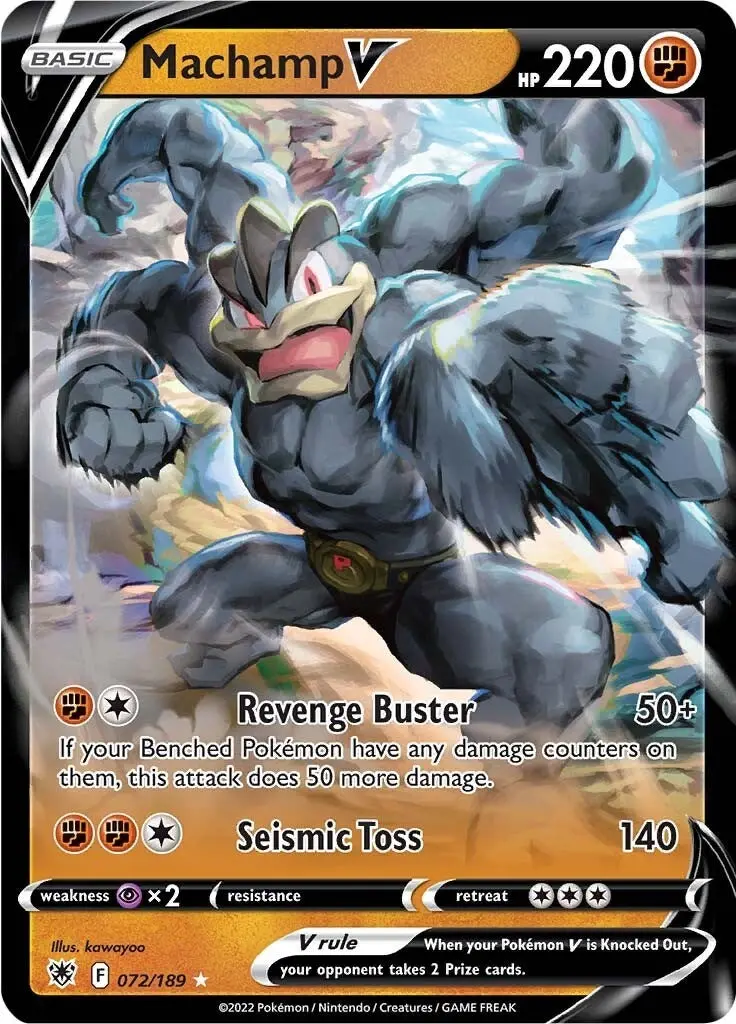 Machamp V (072/189) (Swsh10) 1