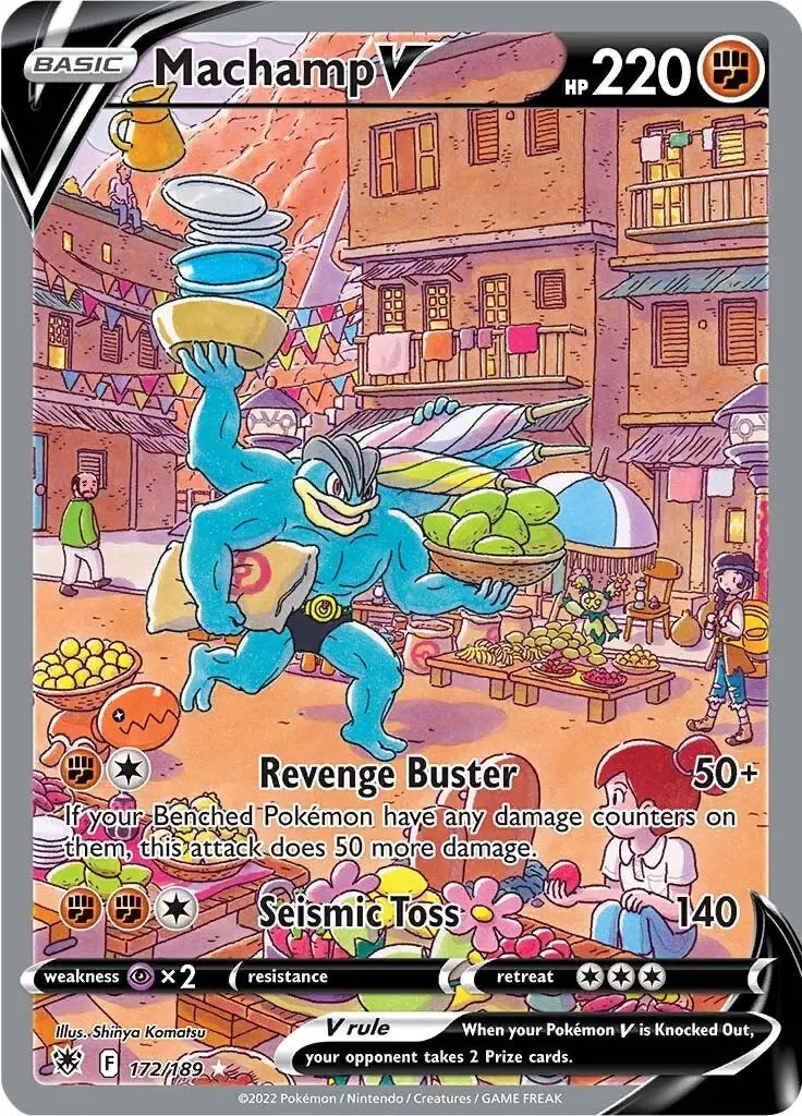 Machamp V (Alternate Full Art) (172/189) (Swsh10) 1