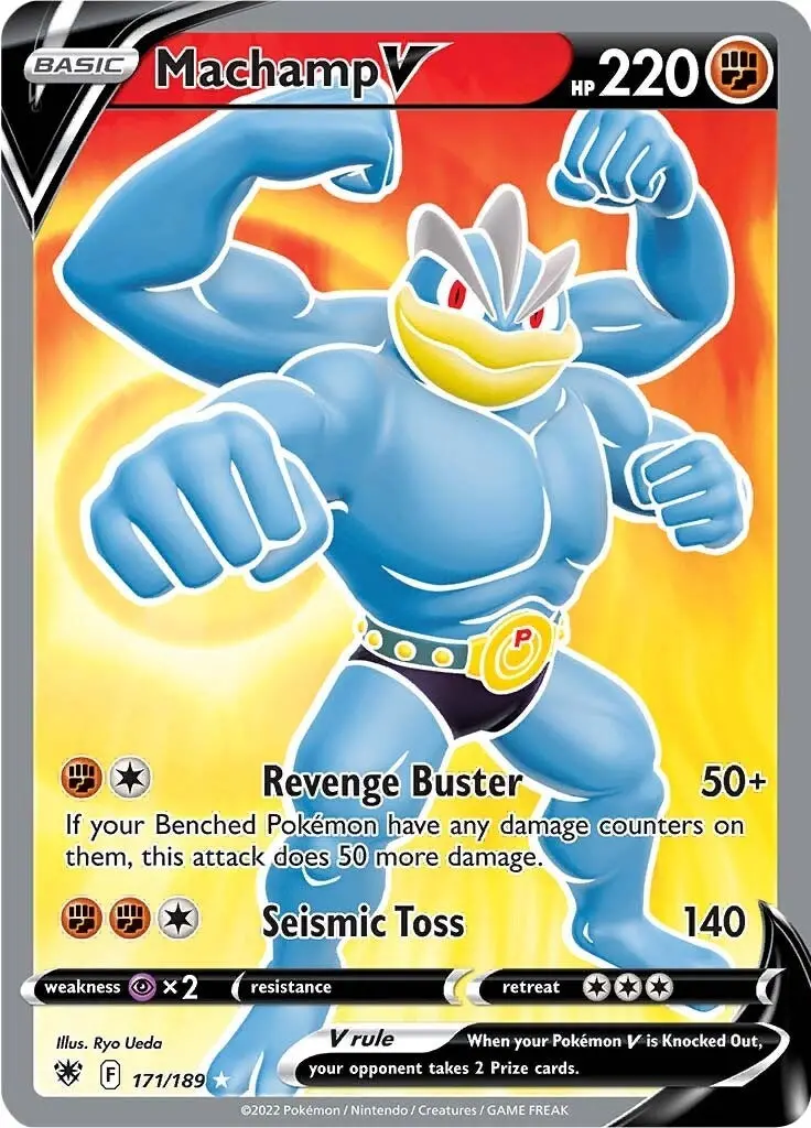 Machamp V (Full Art) (171/189) (Swsh10) 1