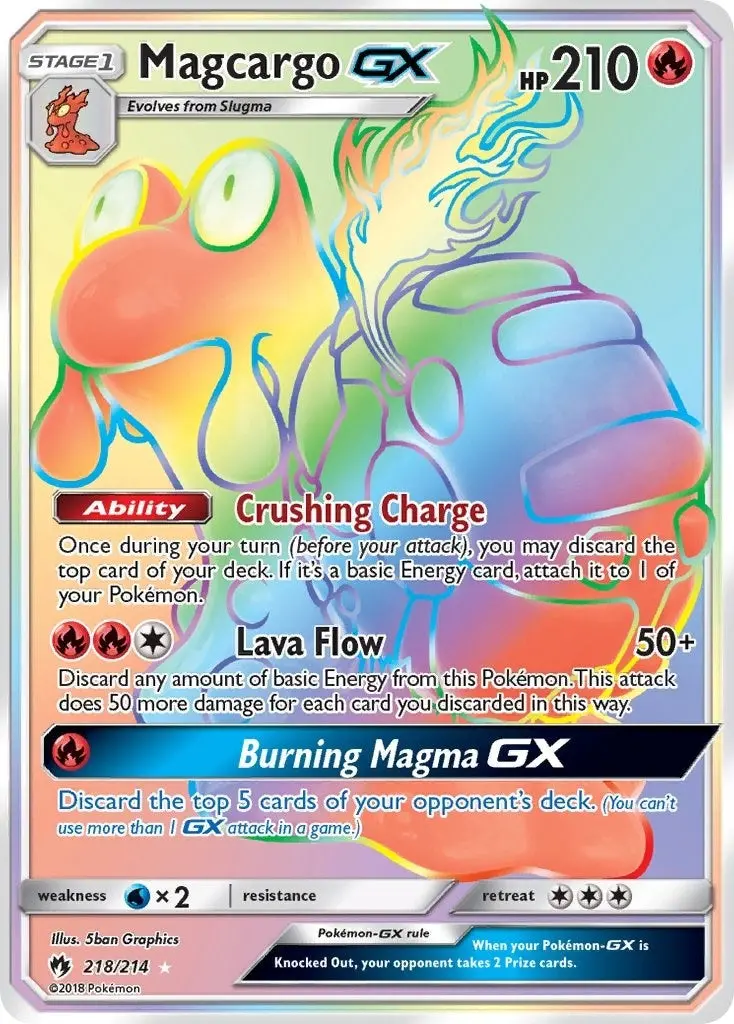 Magcargo Gx (Secret) (218/214) (Sm8) 1