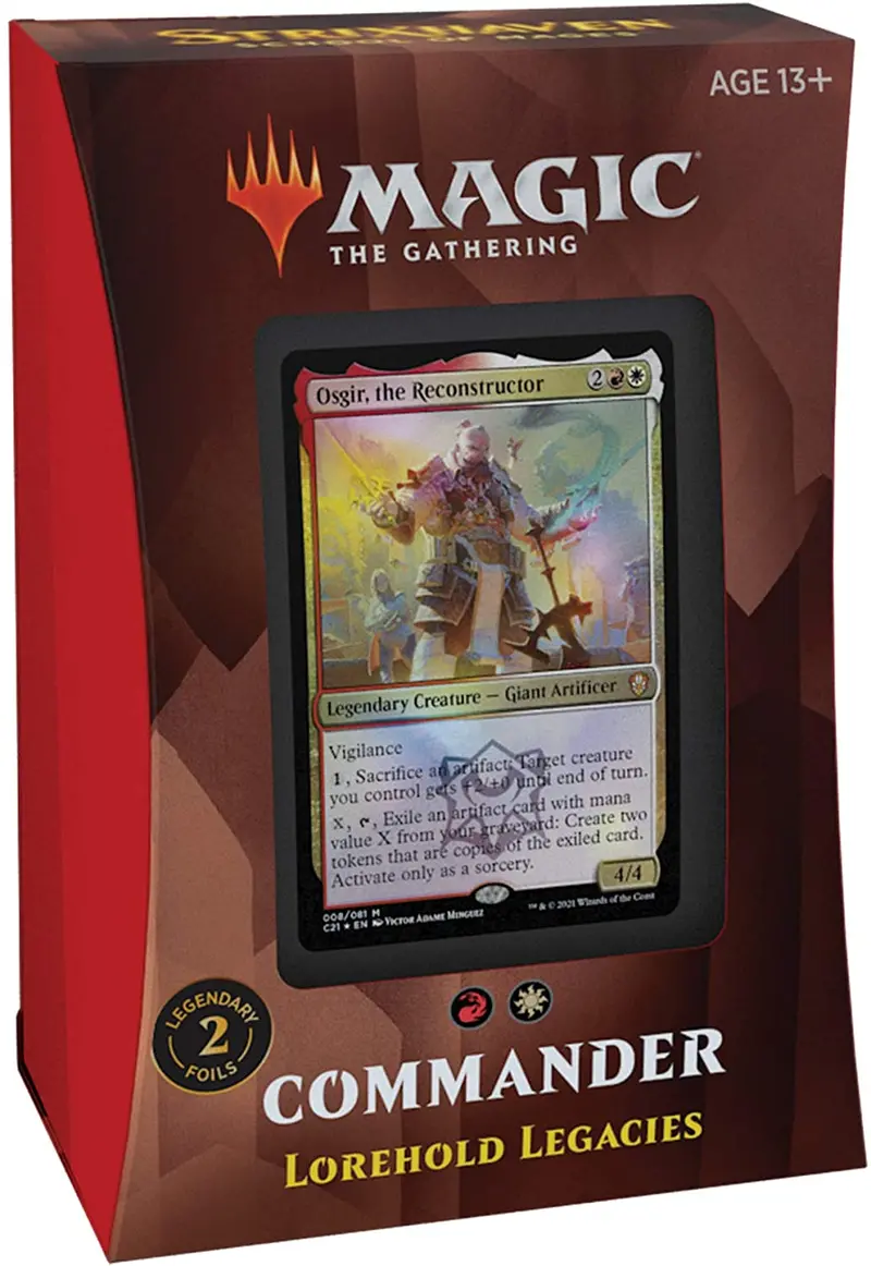 Magic: The Gathering - Strixhaven: School Of Mages - Commander Deck (Lorehold Legacies) 1