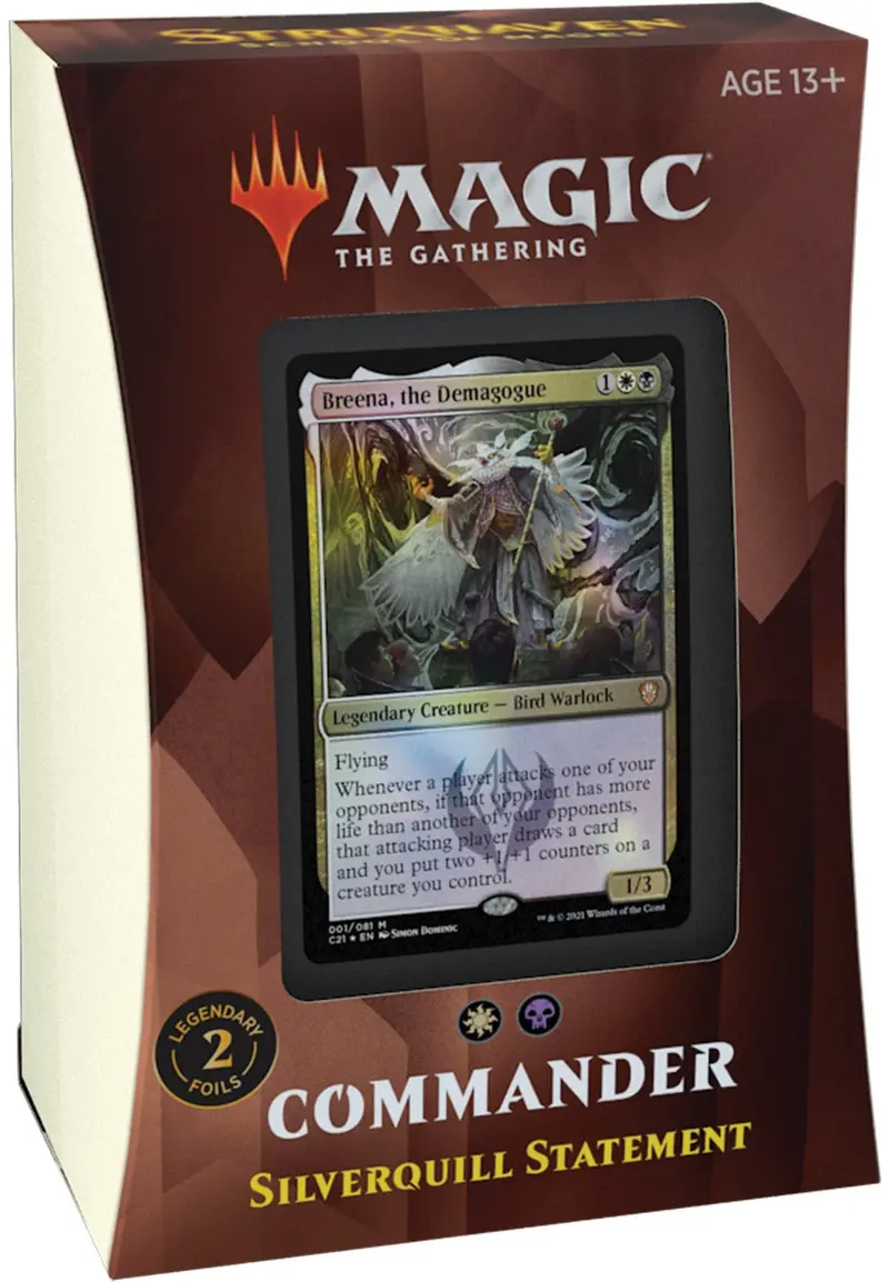 Magic: The Gathering - Strixhaven: School Of Mages - Commander Deck (Silverquill Statement) 1
