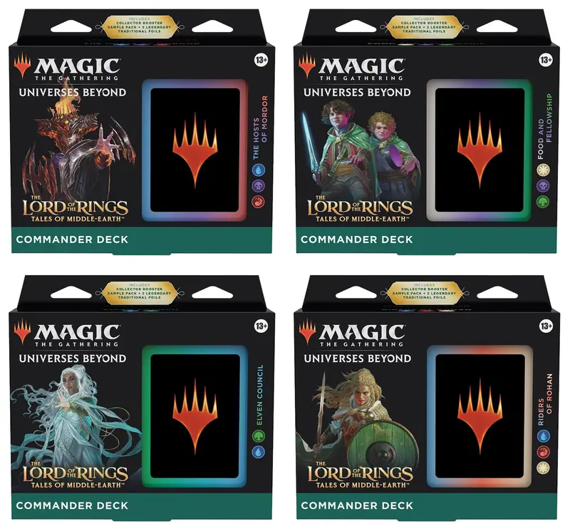 Magic: The Gathering - The Lord Of The Rings: Tales Of Middle-Earth - Commander Deck Display 1