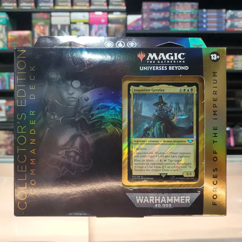 Magic: The Gathering - Universes Beyond: Warhammer 40,000 - Commander Deck (Forces Of The Imperium - Collector's Edition) 1