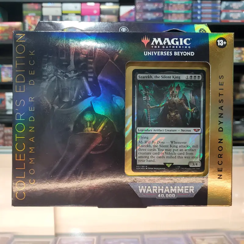 Magic: The Gathering - Universes Beyond: Warhammer 40,000 - Commander Deck (Necron Dynasties - Collector's Edition) 1