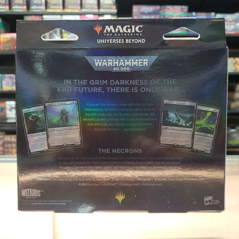 Magic: The Gathering - Universes Beyond: Warhammer 40,000 - Commander Deck (Necron Dynasties - Collector's Edition) 2
