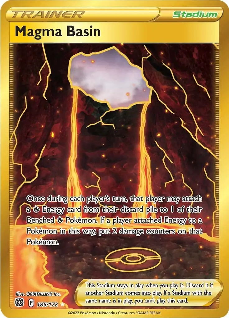 Magma Basin (Secret) (185/172) (Swsh09) 1