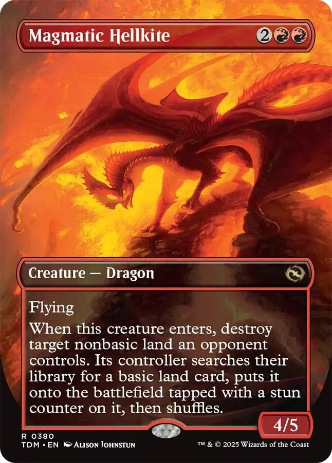 Magmatic Hellkite (Borderless) (380) (Tdm) 1
