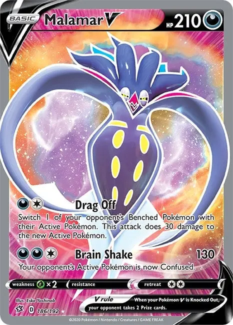 Malamar V (Full Art) (186/192) (Swsh02) 1