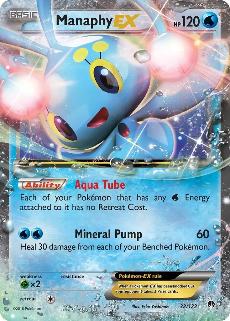 Manaphy Ex (32/122) (Bkp) 1
