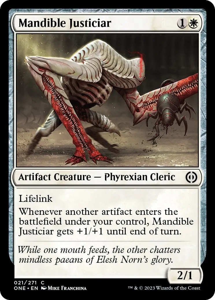 Mandible Justiciar (21) (One) 1