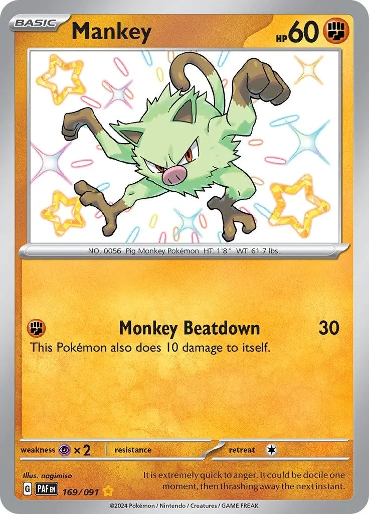 Mankey (169/091) (Paf) 1