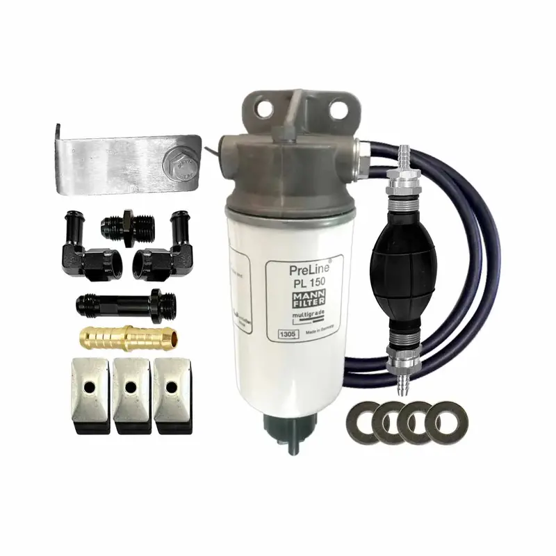 Mann Preline Pre-Filter Toyota Landcruiser 70 2.8L Turbo Diesel 2023-On  Dual Bracket Kit Os-52-Plb 1