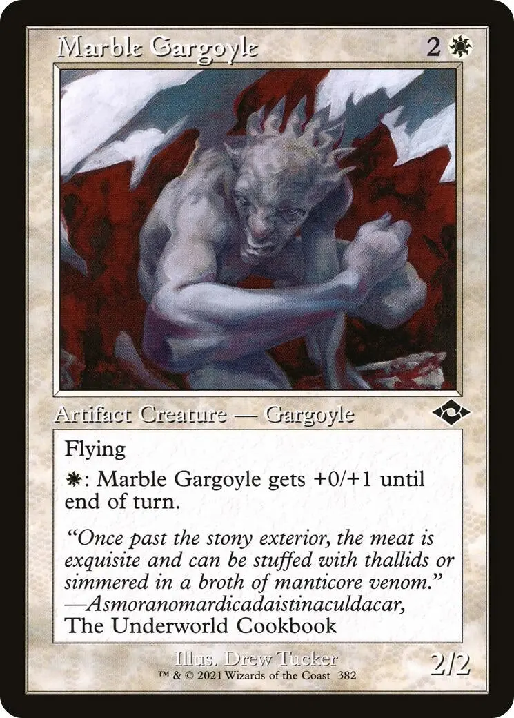 Marble Gargoyle (Retro Frame) (382) (Mh2) 1