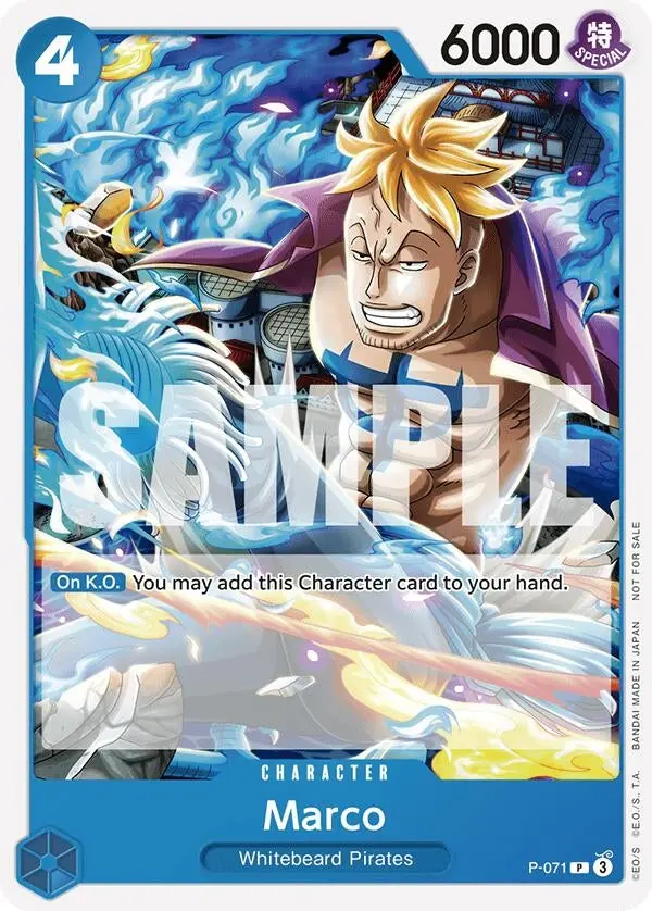 Marco (Two Legends Pre-Release) (P-071) (Op-Pr) 1