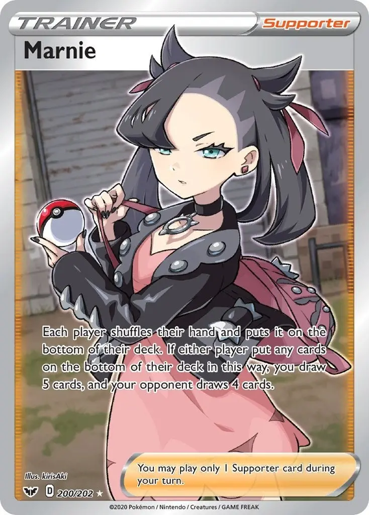 Marnie (Full Art) (200/202) (Swsh01) 1
