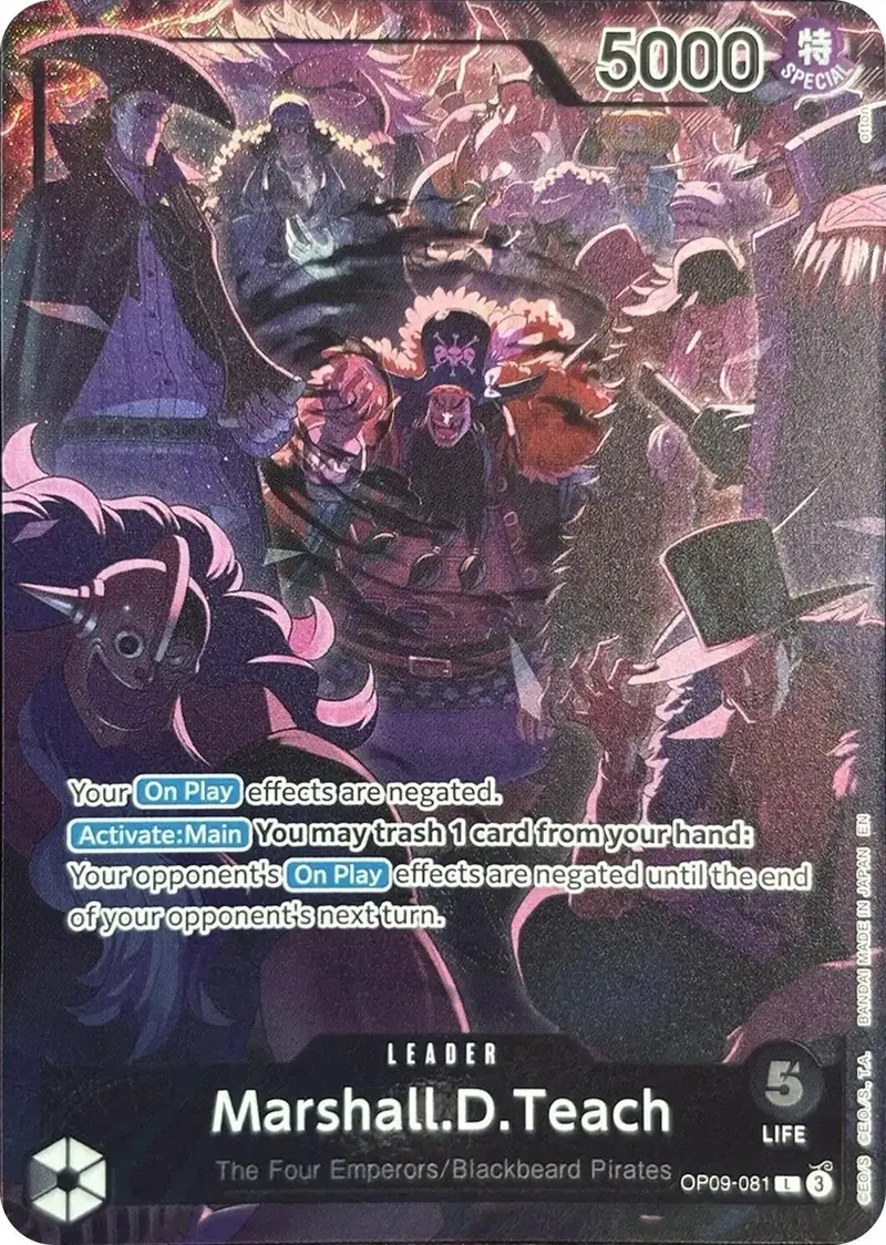Marshall.D.Teach (English Version 2Nd Anniversary Set) (Op09-081) (Op-Pr) 1