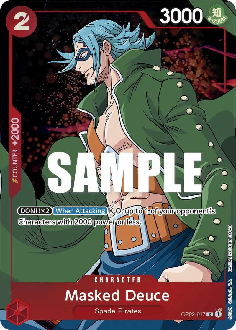 Masked Deuce (Alternate Art) (Op02-017) (Op02) 1