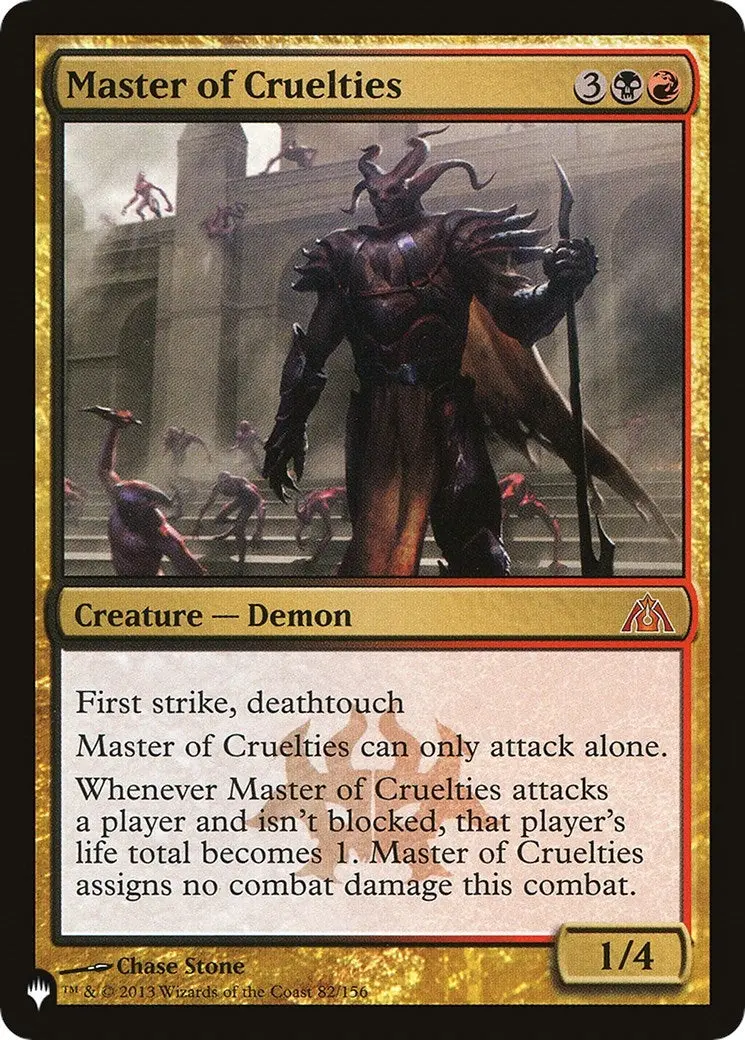 Master Of Cruelties (82/156) (List) 1