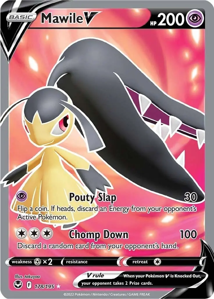 Mawile V (Full Art) (178/195) (Swsh12) 1