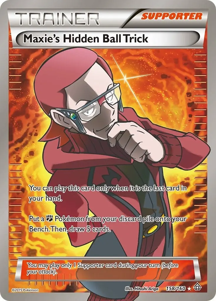 Maxie's Hidden Ball Trick (158 Full Art) (158/160) (Prc) 1