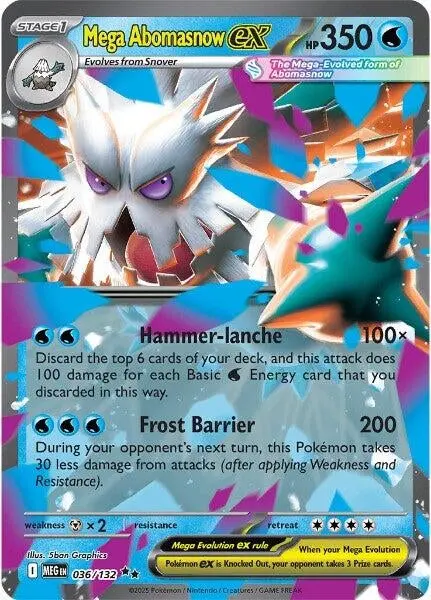 Mega Abomasnow Ex (036/132) (Meg) 1