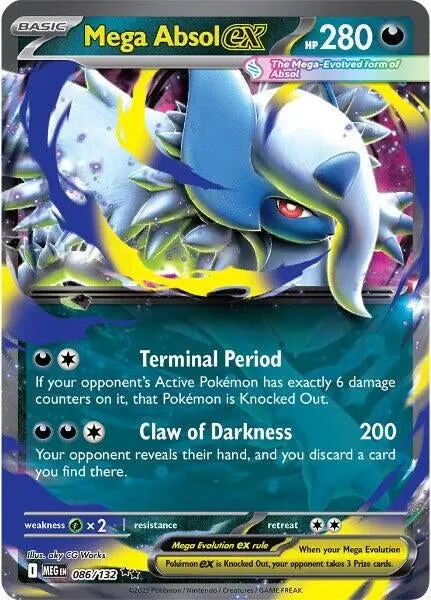 Mega Absol Ex (086/132) (Meg) 1