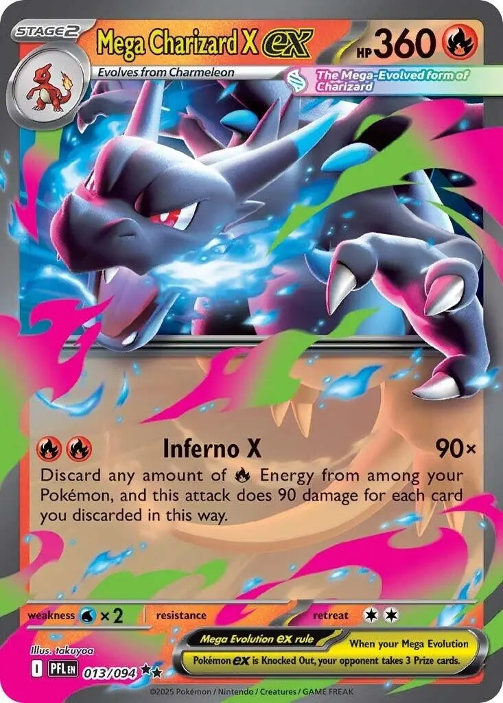 Mega Charizard X Ex (013/094) (Pfl) 1