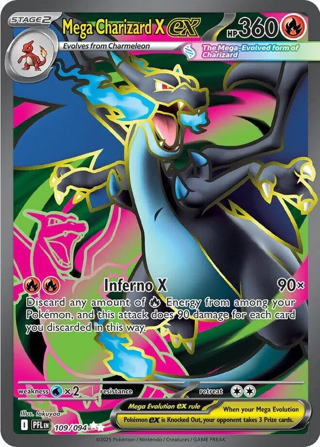 Mega Charizard X Ex (109/094) (Pfl) 1