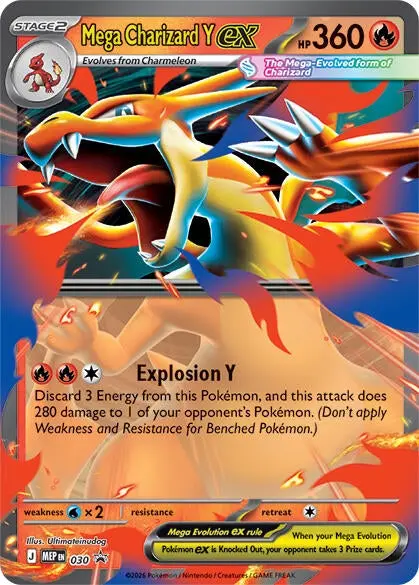 Mega Charizard Y Ex - 030 (030) (Mep) 1