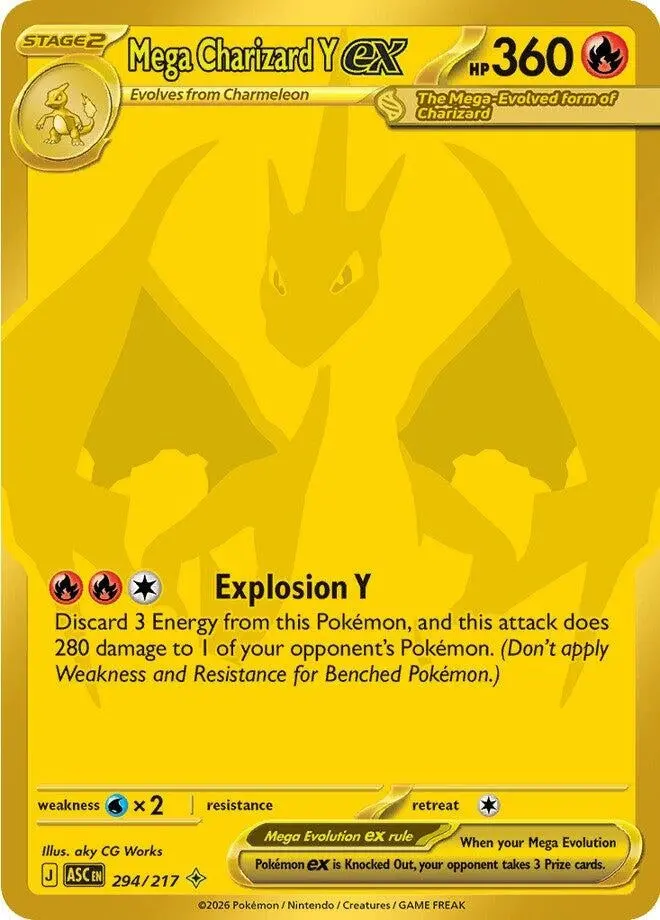 Mega Charizard Y Ex (294/217) (Asc) 1
